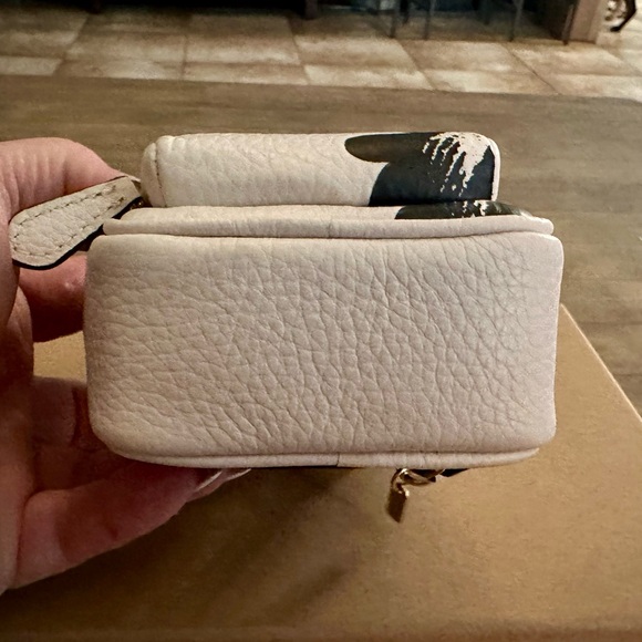 Coach Mini Court Backpack Keychain Fob Bag Charm With Floral Print - Picture 4 of 13